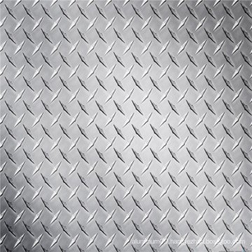 7072 aluminum alloy plain diamond metal sheet / plate